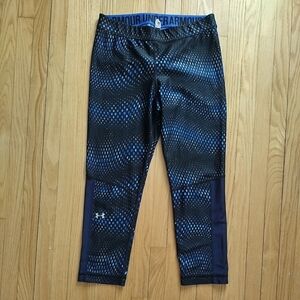 Under Armour Black and Blue Leggings